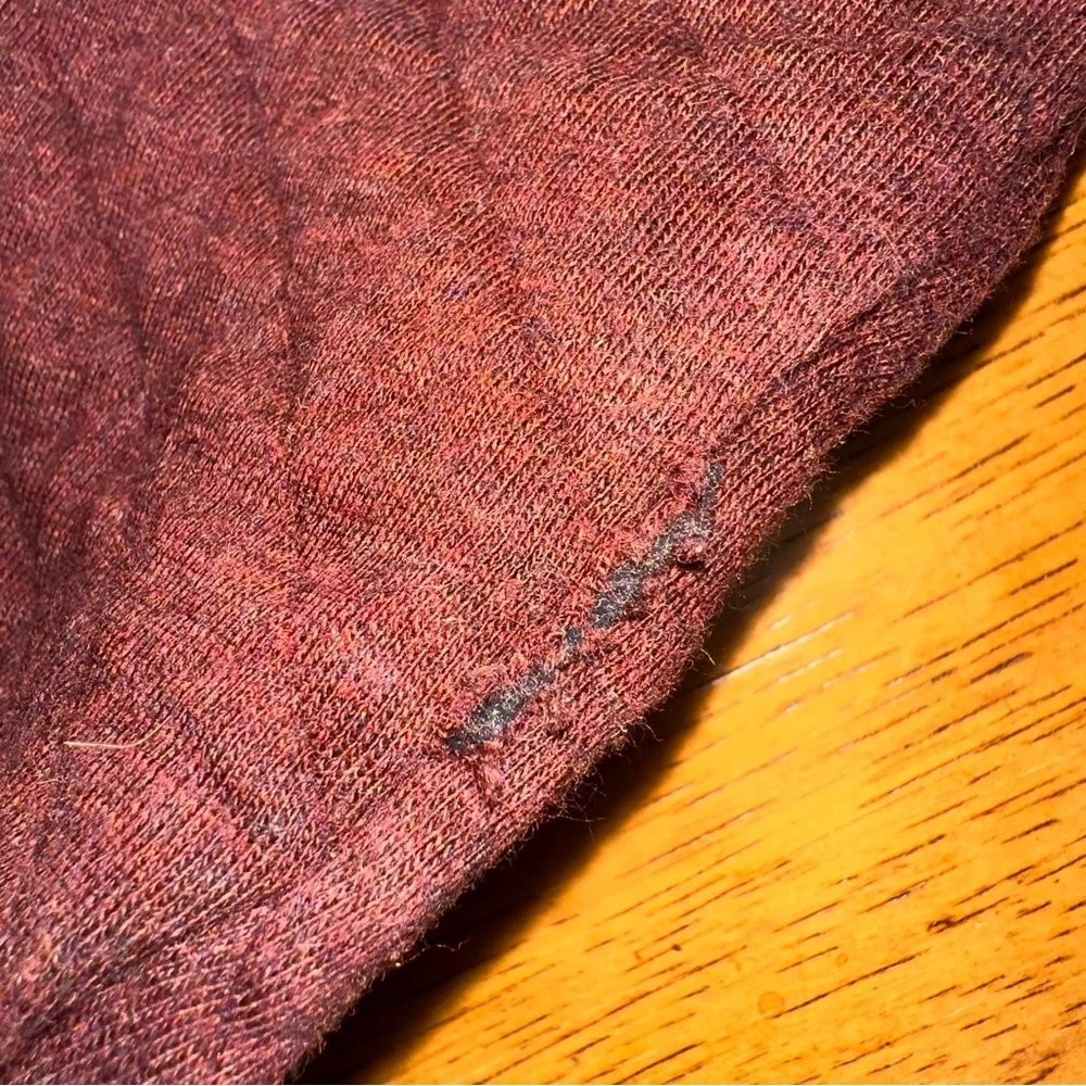 Patagonia Organic Cotton Quilt Snap-T Pullover Women’s Size Medium Dark Ruby - Picture 7 of 15